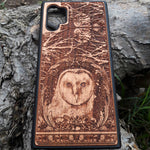 Load image into Gallery viewer, barn owl wood engraved
