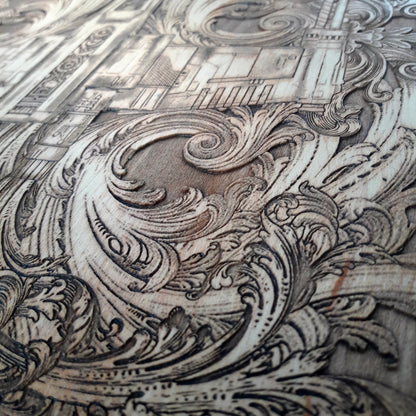 X-Wing wooden wall plaque, perfect for sci-fi lovers and space geeks.