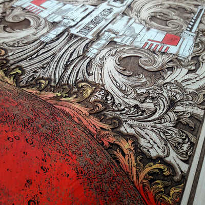 Intergalactic Ship IV Star Wars - Extra Large Star Wars engraved wood phone case