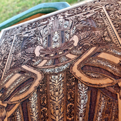[wood phone case] - [Engravers Dungeon]