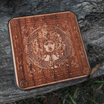Load image into Gallery viewer, Medusa Wood Wireless Charger
