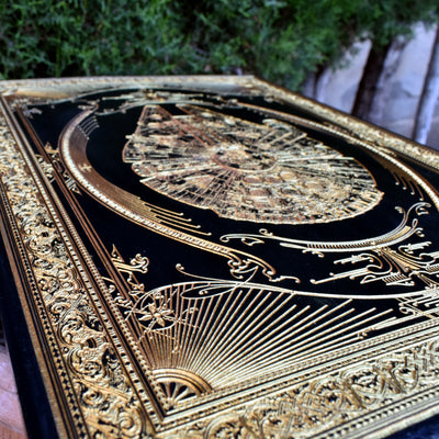 Intergalactic Ship Black Paint Star Wars - Large Star Wars engraved wood phone case