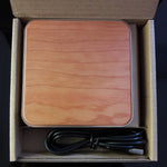 Load image into Gallery viewer, Medusa Wood Wireless Charger
