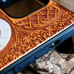 Load image into Gallery viewer, iPhone &amp; Samsung Galaxy Wood Phone Case - Star Trek &quot;Enterprise NCC 1701 A&quot; Hand Painted
