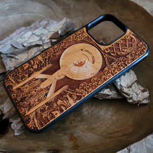 iPhone & Samsung Galaxy Wood Phone Case - Star Trek "Enterprise NCC 1701 A"