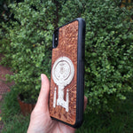 Load image into Gallery viewer, iPhone &amp; Samsung Galaxy Wood Phone Case - Star Trek Artwork &quot;Enterprise&quot; Hand Painted
