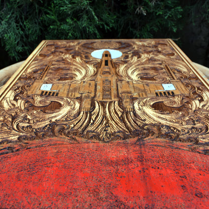 Intergalactic Ship X Star Wars - Large Cedar Wood - Hand Painted
