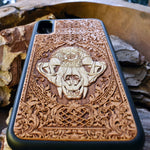 Load image into Gallery viewer, iPhone &amp; Samsung Galaxy Wood Phone Case -Artwork &quot;The Curse I&quot; Hand Painted
