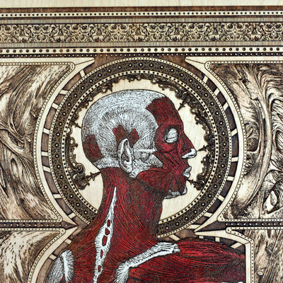 Gefangene anatomische Kunst - Groß