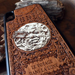 Load image into Gallery viewer, iPhone &amp; Samsung Galaxy Wood Phone Case -Artwork &quot;Trip to the Moon&quot; Hand Painted
