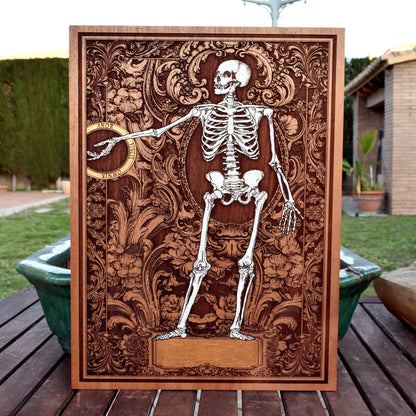 Handmade gothic wooden wall art for wedding & anniversary gifts