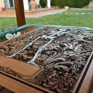 woodcut engraved art