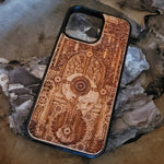 Load image into Gallery viewer, iPhone &amp; Samsung Galaxy Wood Phone Case - &quot;Religion&quot;
