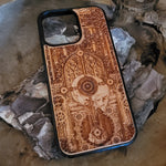 Load image into Gallery viewer, iPhone &amp; Samsung Galaxy Wood Phone Case - &quot;Religion&quot;
